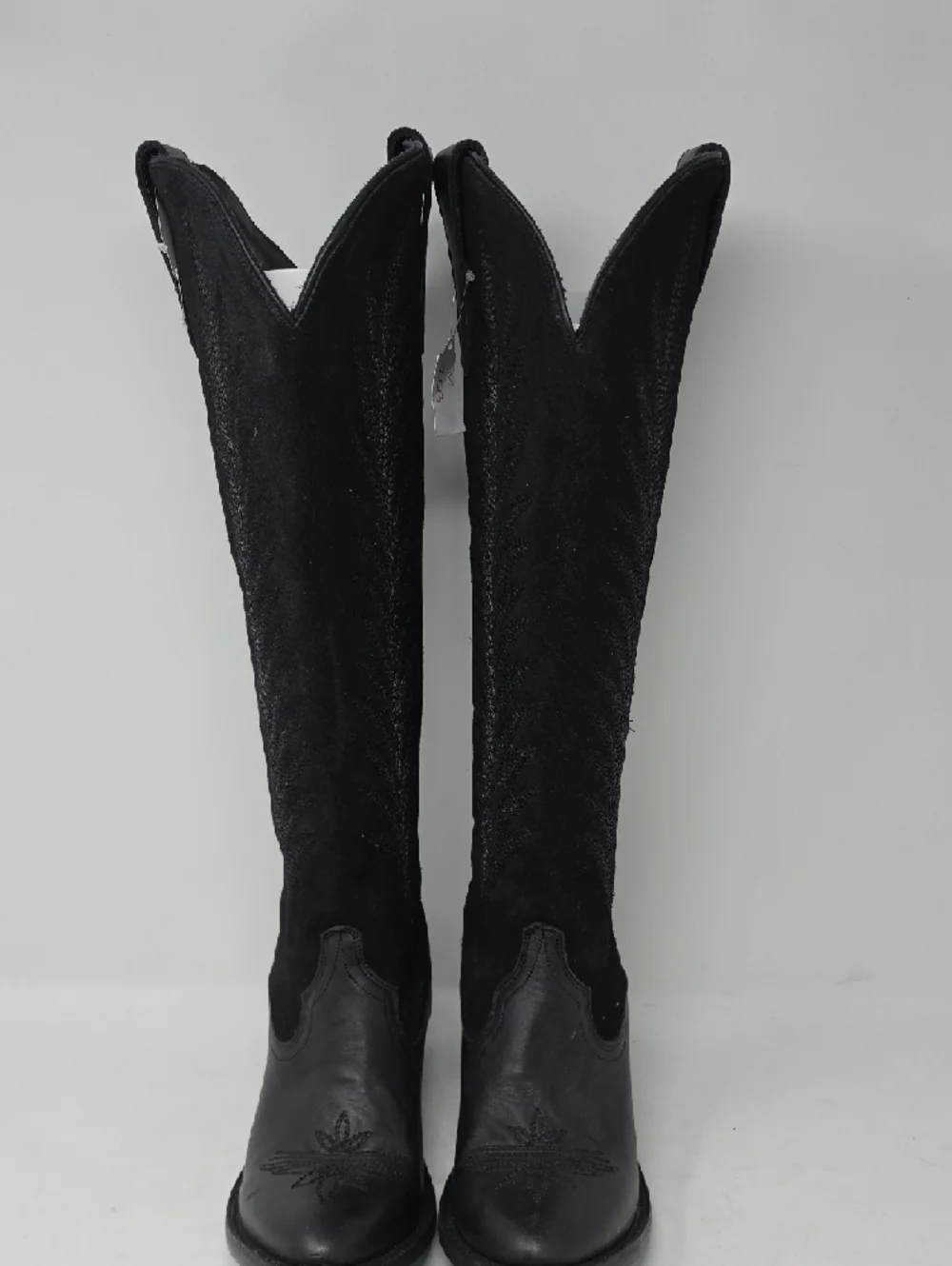 Lane Women's Jentry Suede Knee High Western Boots - Round Toe Size 7.5